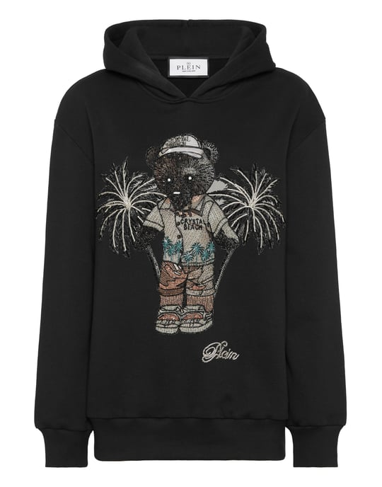 Philipp Plein Hoodie "Teddy Palms" - Schwarz - Image 1