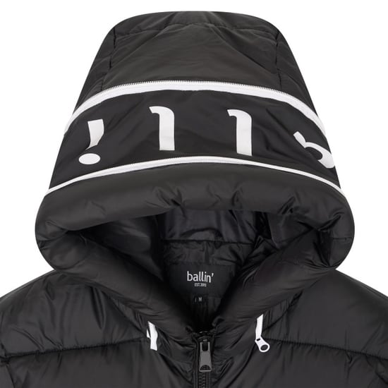 Herren Wintermantel von der Marke Ballin Est. 2013. Die Jacke ist aus hochwertigem Polyester gefertigt und hat eine normale Passform. Die Jacke verfügt über einen Auf- und Abwärts-Reißverschluss, einfach für Fahrrad, Moped oder Roller.  Marke: Ballin Est. - Image 3