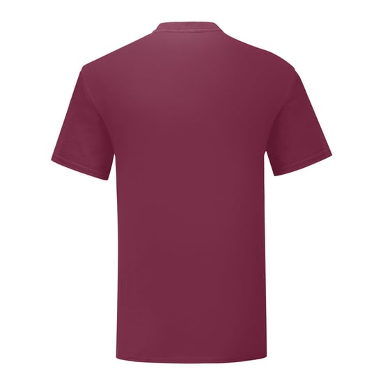 Fruit of the Loom - "Iconic" T-Shirt für Herren/Damen Unisex (Burgunderrot) - Image 2