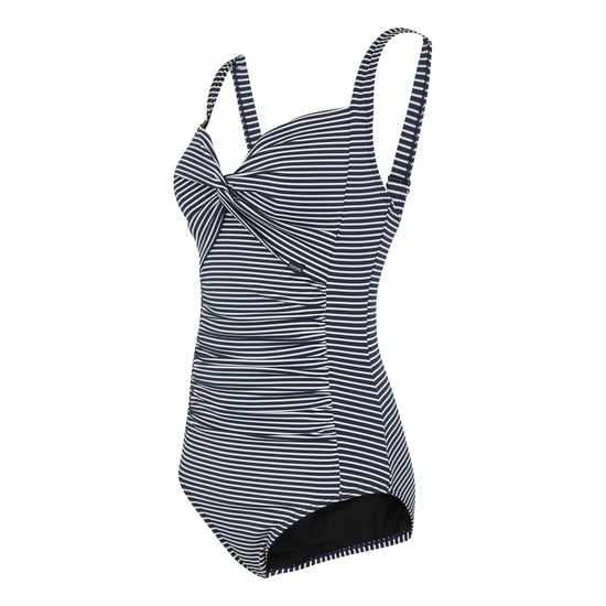 Regatta - Badeanzug Bauch-Kontrolle für Damen (Marineblau/Weiß) - Image 3