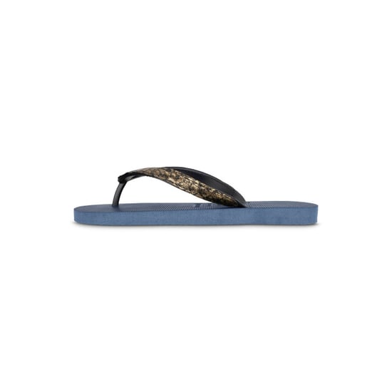 Python Bronze Flip Flop Marineblau - Image 2