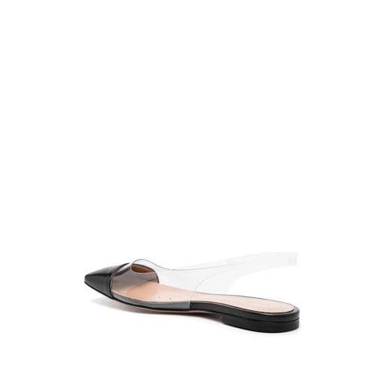 Gianvito Rossi Plexi Slingback-Flats - Image 3