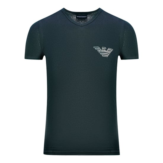 Schwarzes Unterwäsche-t-shirt Mit Emporio Armani-markenlogo - Image 1