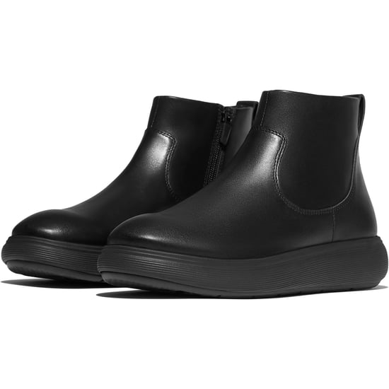 Fitflop Iq-Comff Leder Damen Stiefel All Black - Image 1