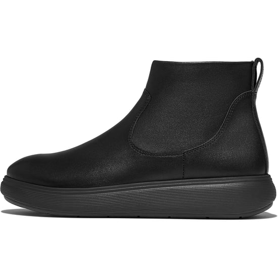 Fitflop Iq-Comff Leder Damen Stiefel All Black - Image 3