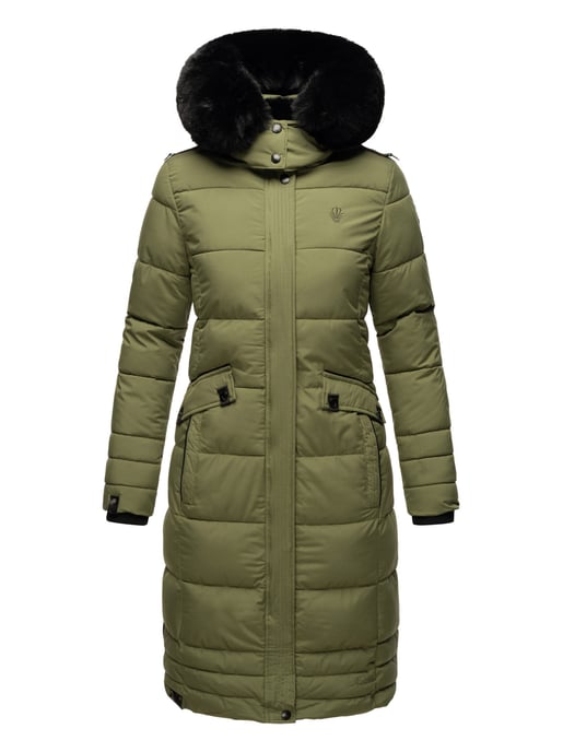 Navahoo Damen Winterjacke Fahmiyaa – Lang, Warm & Funktional mit Kapuze - Image 2