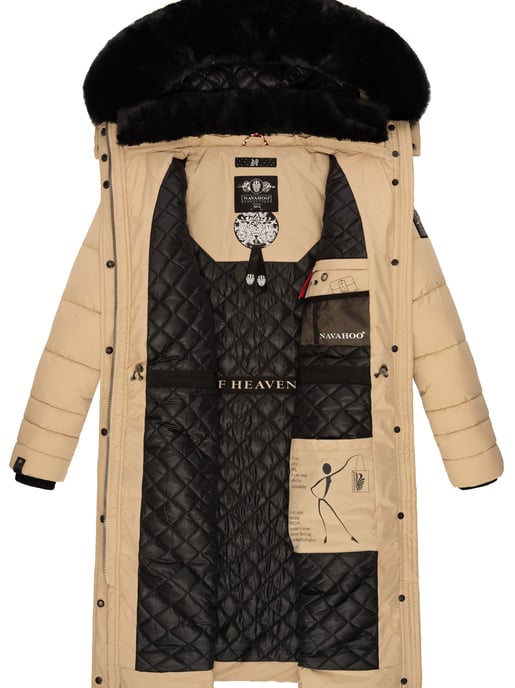 Navahoo Damen Winterjacke Fahmiyaa – Lang, Warm & Funktional mit Kapuze - Image 5
