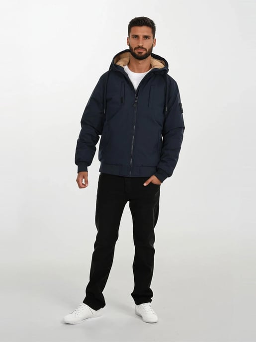 Alessandro Salvarini Herren Winterjacke AS-431 – Warm, Mit Teddyfellfutter & Kapuze - Image 6