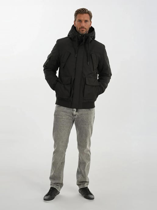 Alessandro Salvarini Herren Winterjacke AS-432 – Klassisch, Mit Fleecefutter & Kapuze - Image 6