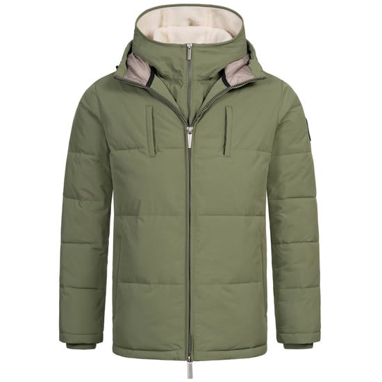 Alessandro Salvarini Herren Winter Steppjacke AS-457 – 2in1 Mit Herausnehmbarem Teddyfleece & Doppelkappe - Image 3