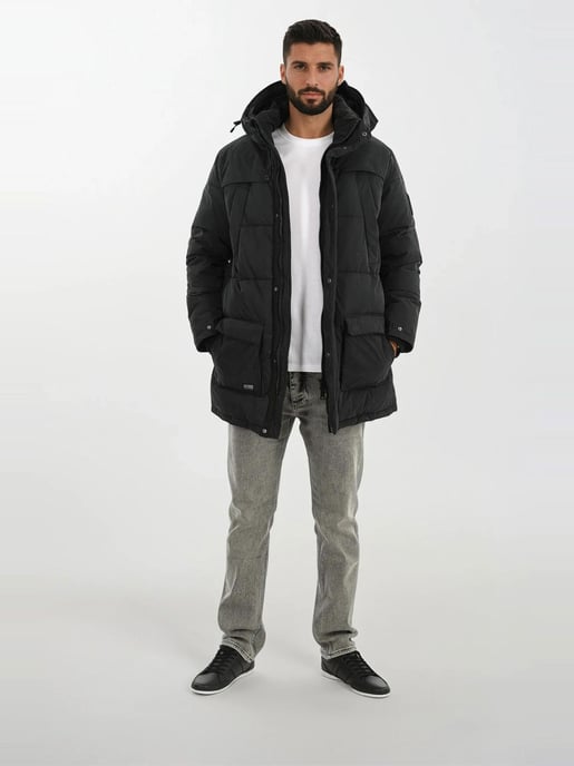 Alessandro Salvarini Herren Winterjacke AS-458 – Klassischer Parka Mit Fleecefutter & Abnehmbarer Kapuze - Image 6
