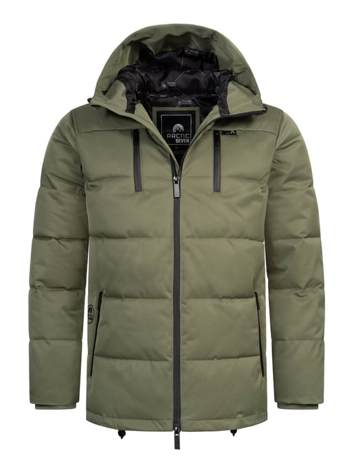 Arctic Seven Herren Winter Steppjacke AS-455 – Robuste Outdoorjacke Mit Kapuze & Wetterschutz - Image 5