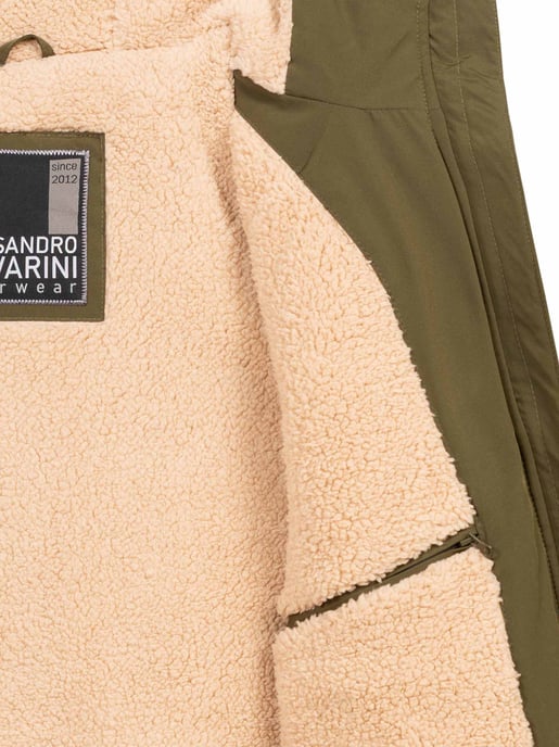 Alessandro Salvarini Herren Winterjacke AS-431 – Warm, Mit Teddyfellfutter & Kapuze - Image 5