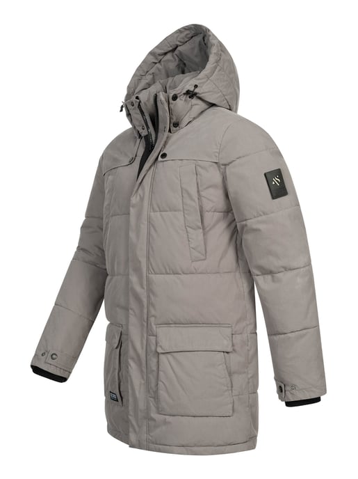 Alessandro Salvarini Herren Winterjacke AS-458 – Klassischer Parka Mit Fleecefutter & Abnehmbarer Kapuze - Image 3