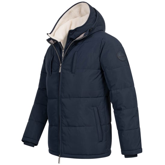 Alessandro Salvarini Herren Winter Steppjacke AS-457 – 2in1 Mit Herausnehmbarem Teddyfleece & Doppelkappe - Image 4