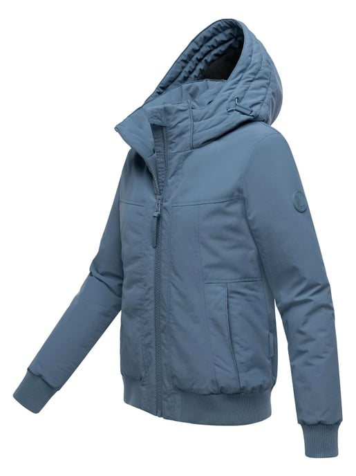 Marikoo Damen Winterjacke Mooni 16 im sportlichen Bomber-Stil mit Kapuze - Image 2