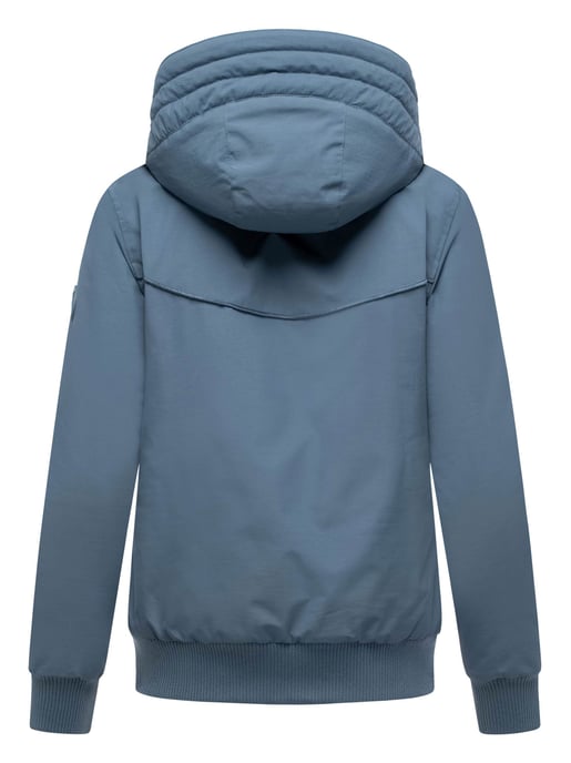 Marikoo Damen Winterjacke Mooni 16 im sportlichen Bomber-Stil mit Kapuze - Image 3