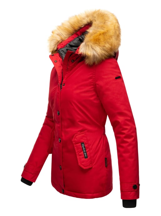 Navahoo Damen Winterjacke Laura – Warm, Stylisch & Mit Abnehmbarem Kunstfellkragen - Image 3