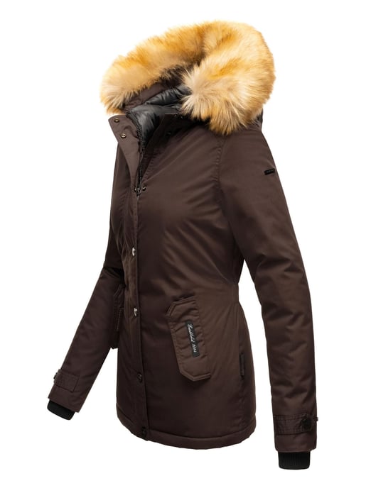 Navahoo Damen Winterjacke Laura – Warm, Stylisch & Mit Abnehmbarem Kunstfellkragen - Image 3