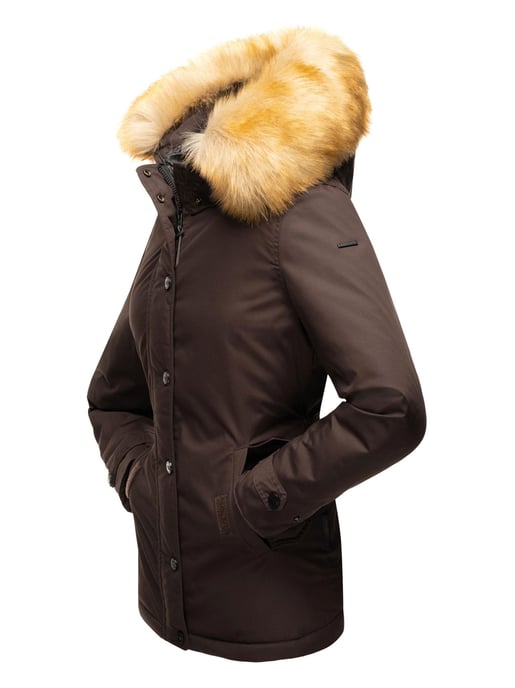 Navahoo Damen Winterjacke Laura – Warm, Stylisch & Mit Abnehmbarem Kunstfellkragen - Image 5