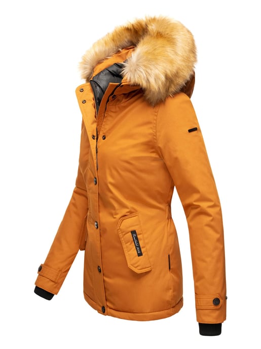 Navahoo Damen Winterjacke Laura – Warm, Stylisch & Mit Abnehmbarem Kunstfellkragen - Image 3