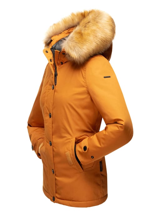 Navahoo Damen Winterjacke Laura – Warm, Stylisch & Mit Abnehmbarem Kunstfellkragen - Image 5