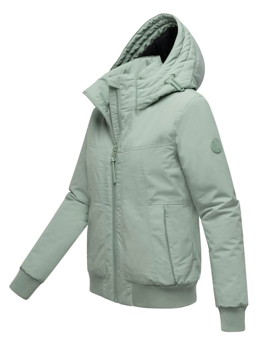 Marikoo Damen Winterjacke Mooni 16 im sportlichen Bomber-Stil mit Kapuze - Image 2