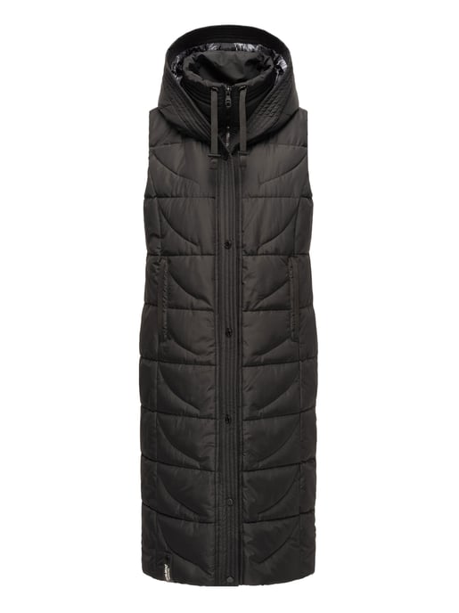 Navahoo Damen Steppweste Brezelchen – Lang & Stylisch Warm - Image 2