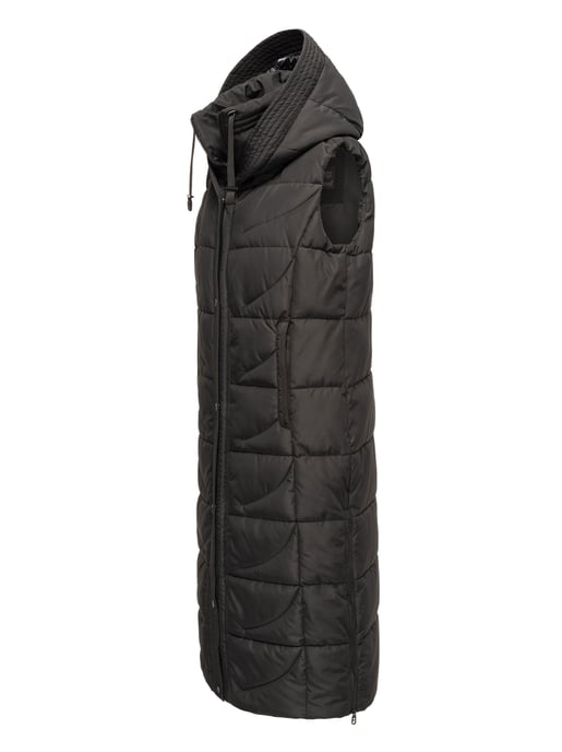 Navahoo Damen Steppweste Brezelchen – Lang & Stylisch Warm - Image 3