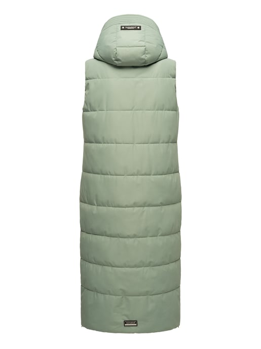 Navahoo Damen Steppweste Brezelchen – Lang & Stylisch Warm - Image 4