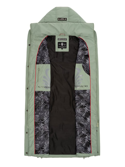 Navahoo Damen Steppweste Brezelchen – Lang & Stylisch Warm - Image 5