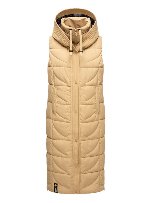 Navahoo Damen Steppweste Brezelchen – Lang & Stylisch Warm - Image 2