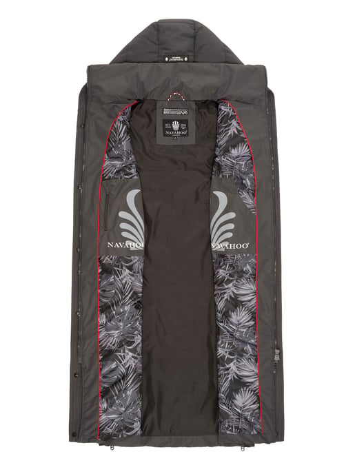Navahoo Damen Steppweste Brezelchen – Lang & Stylisch Warm - Image 5