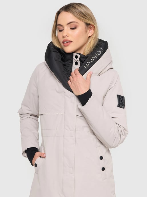 Navahoo Damen Winterjacke Snowelf – Leicht & Warm mit Magnetverschluss - Image 6