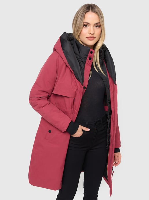 Navahoo Damen Winterjacke Snowelf – Leicht & Warm mit Magnetverschluss - Image 6