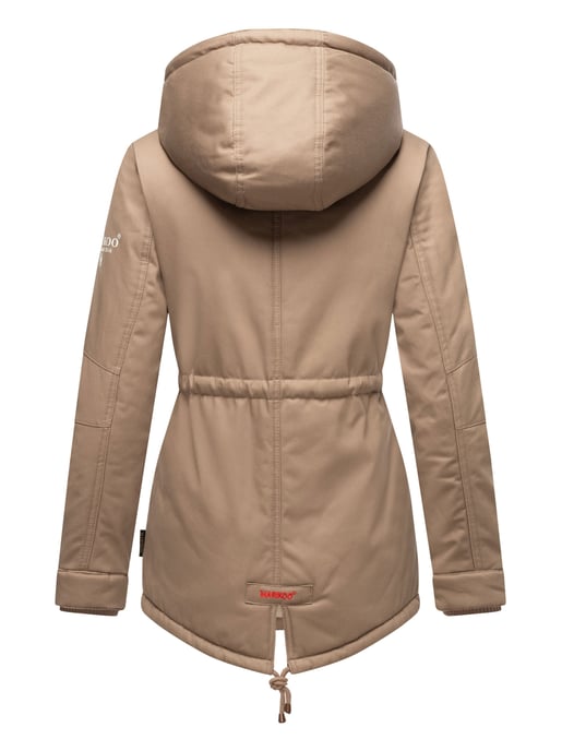 Marikoo Damen Winterjacke Manolya mit Teddyfellfutter & Baumwoll-Obermaterial - Image 4