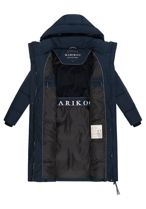 Marikoo Damen Winter Steppmantel Chumanii XVI mit Magnettaschen - Image 4