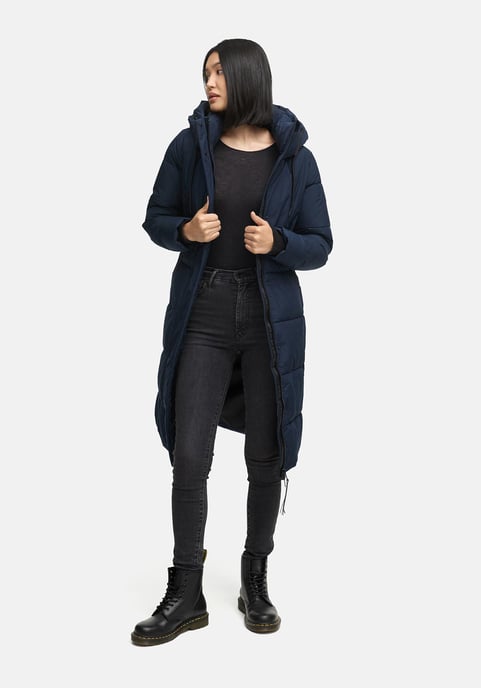 Marikoo Damen Winter Steppmantel Chumanii XVI mit Magnettaschen - Image 5