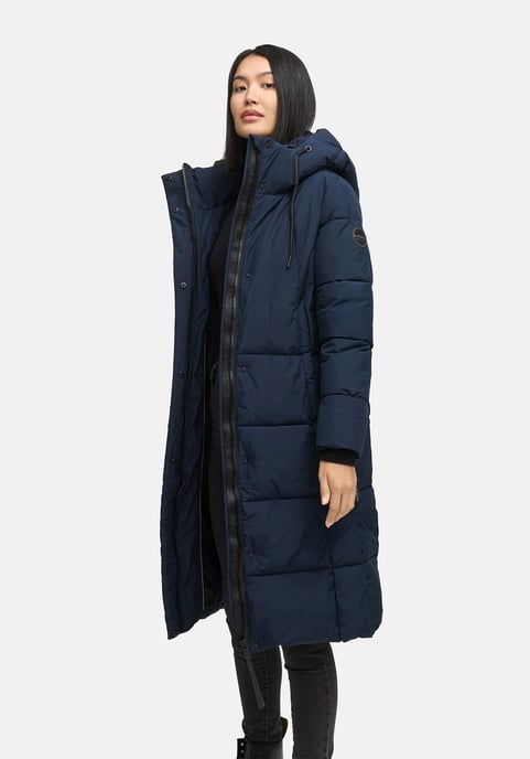 Marikoo Damen Winter Steppmantel Chumanii XVI mit Magnettaschen - Image 6