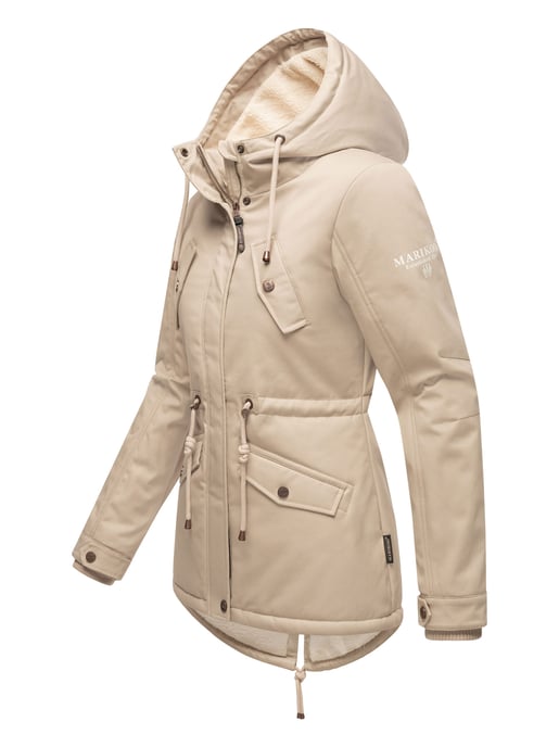 Marikoo Damen Winterjacke Manolya mit Teddyfellfutter & Baumwoll-Obermaterial - Image 3