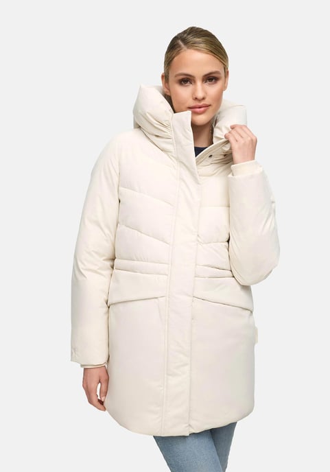 Marikoo Damen Winterjacke Delilah mit Fleecefutter & Taillenregulierung - Image 5