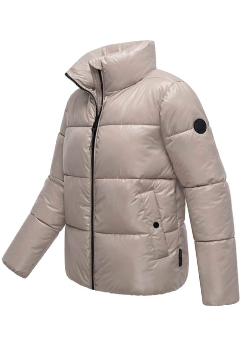 Marikoo Damen Winterjacke Hazalee im Puffer-Stil mit glänzender Optik - Image 2