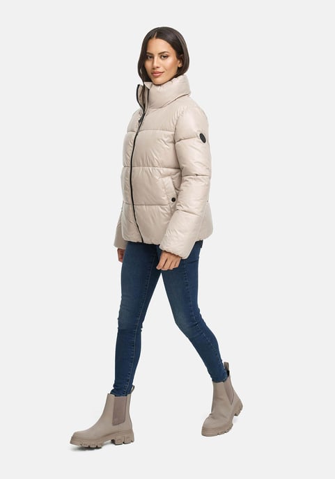 Marikoo Damen Winterjacke Hazalee im Puffer-Stil mit glänzender Optik - Image 6