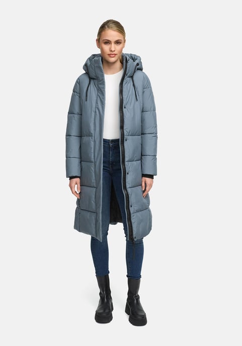 Marikoo Damen Winter Steppmantel Chumanii XVI mit Magnettaschen - Image 5