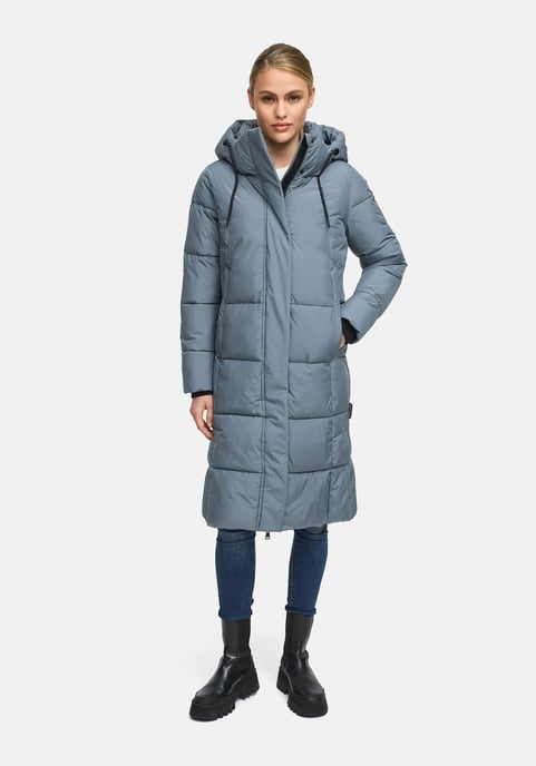 Marikoo Damen Winter Steppmantel Chumanii XVI mit Magnettaschen - Image 6