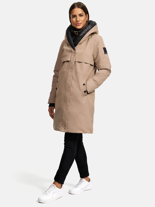 Navahoo Damen Winterjacke Snowelf – Leicht & Warm mit Magnetverschluss - Image 5
