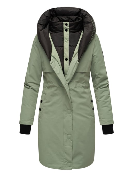 Navahoo Damen Winterjacke Snowelf – Leicht & Warm mit Magnetverschluss - Image 1