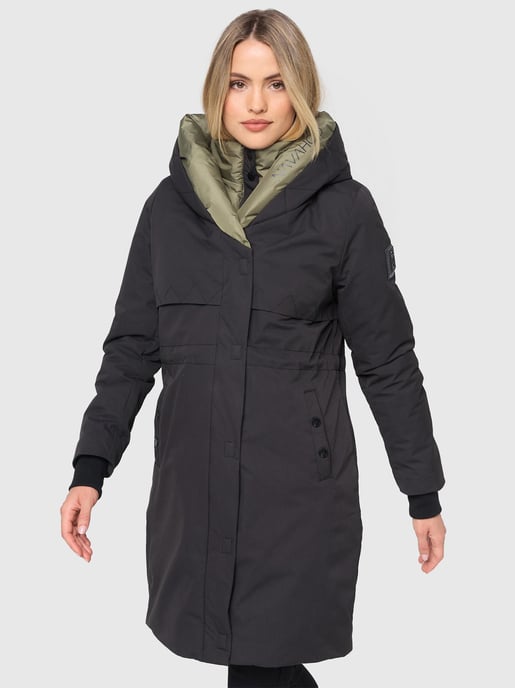 Navahoo Damen Winterjacke Snowelf – Leicht & Warm mit Magnetverschluss - Image 5