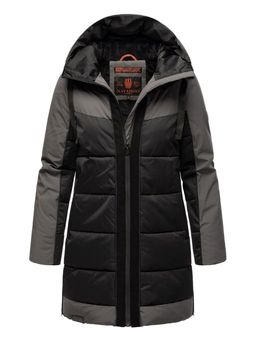 Navahoo Damen Winterjacke Samtkätzchen – Stylisch & Warm - Image 1