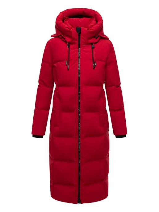 Marikoo Damen Winter Steppmantel Tikoraa mit abnehmbarer Kapuze - Image 2